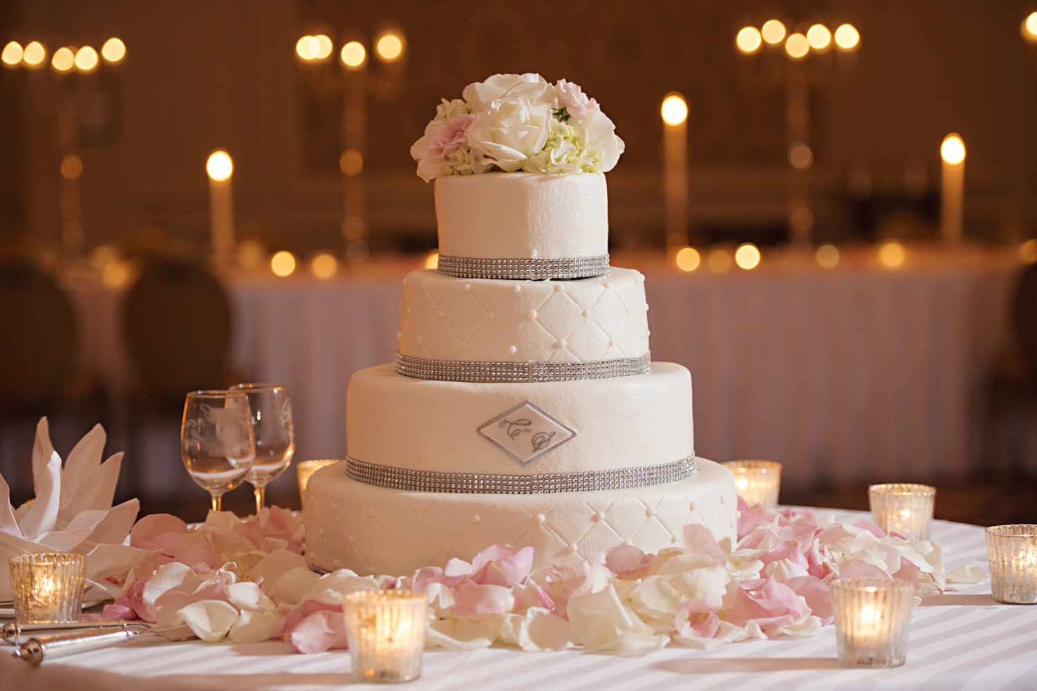 Icing on the Cake Wedding Cake - event coordination Simple Elegance