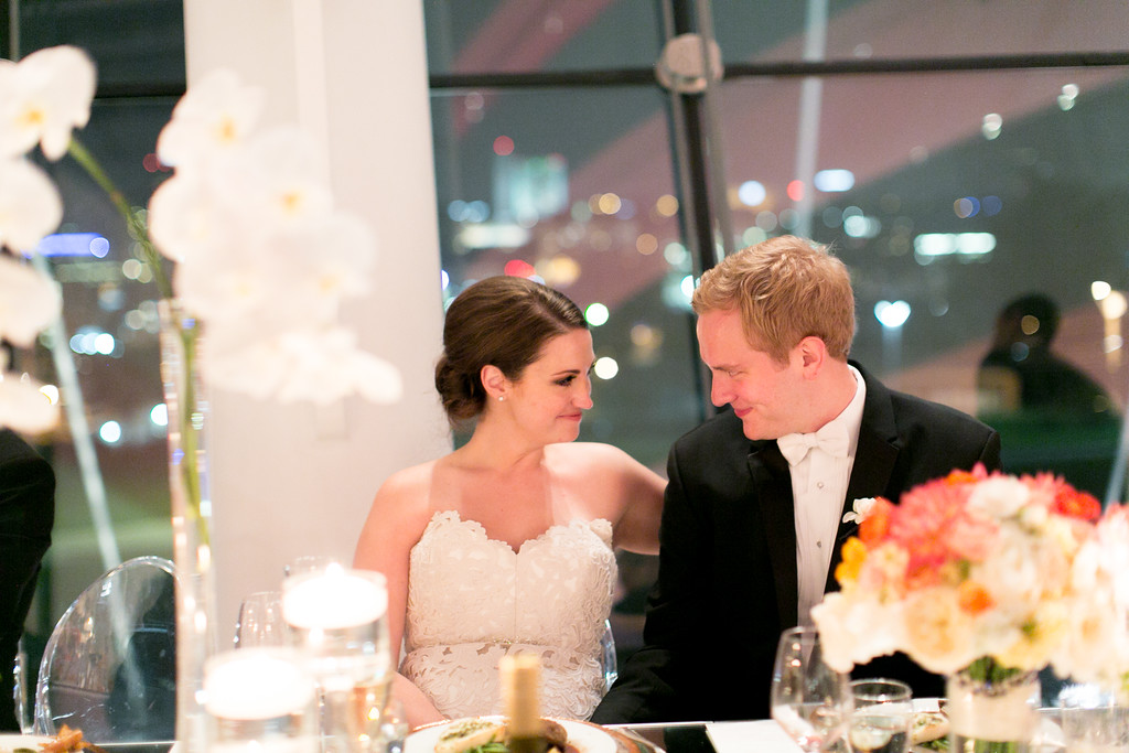 Real Weddings: Alexandra + Christopher – Modern Kauffman Center Wedding