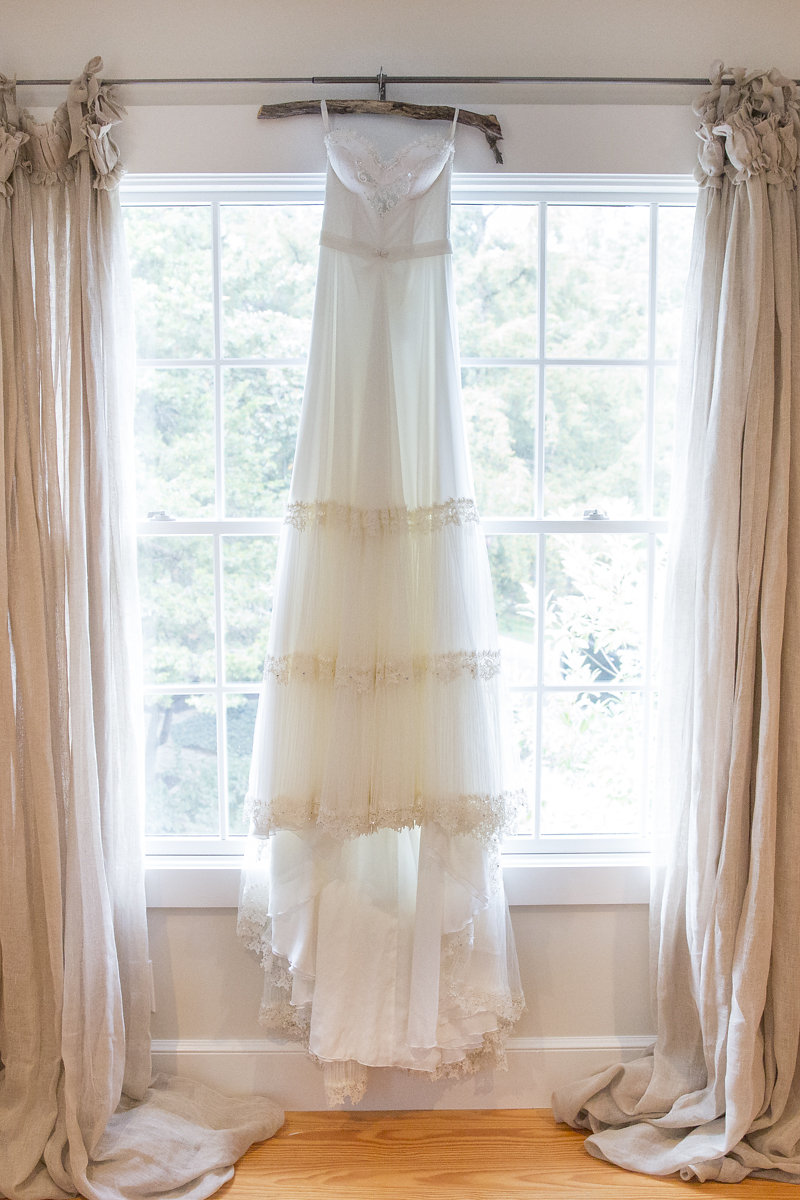 bohemian bridal gown
