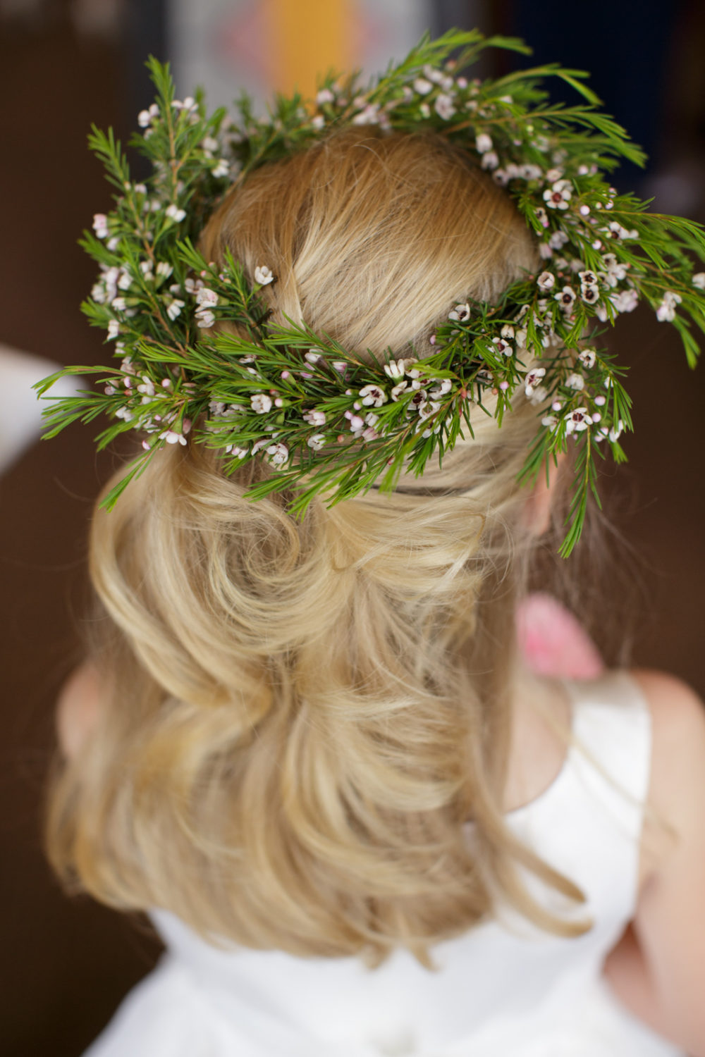 wedding flower crown