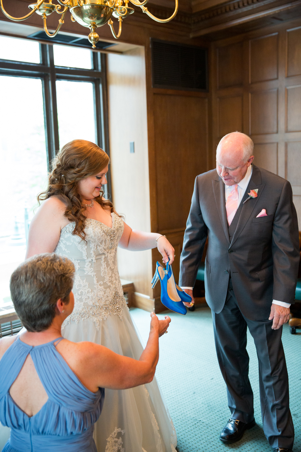 Melissa + Jake Downtown Library Kansas City wedding