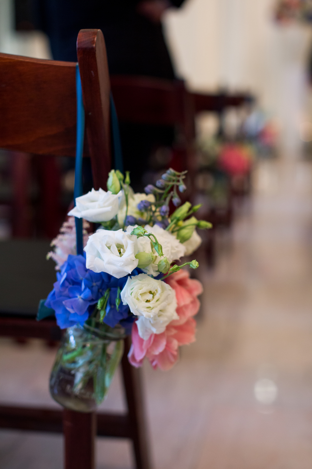 floral aisle decor