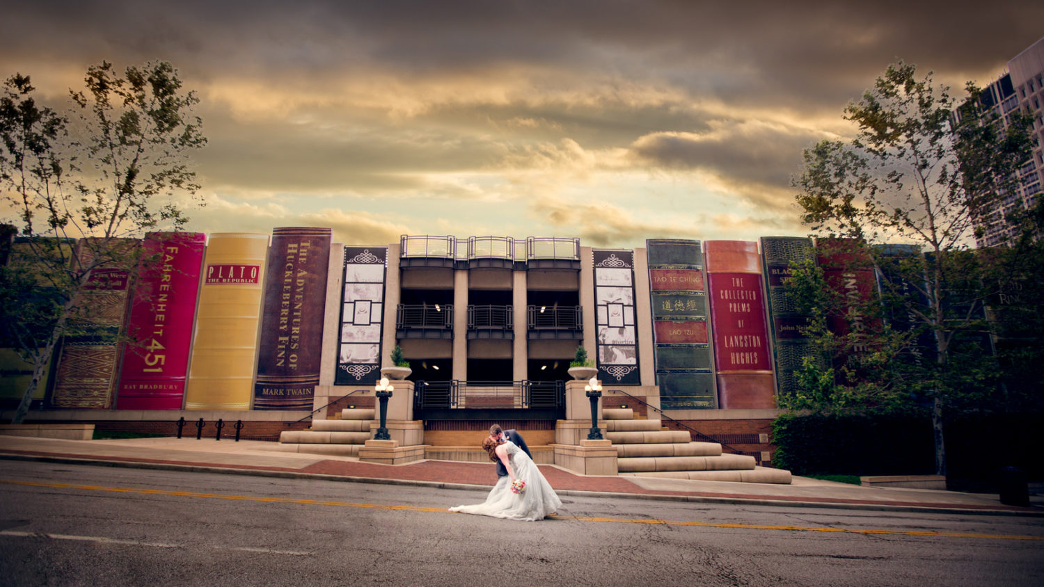 library wedding kansas city