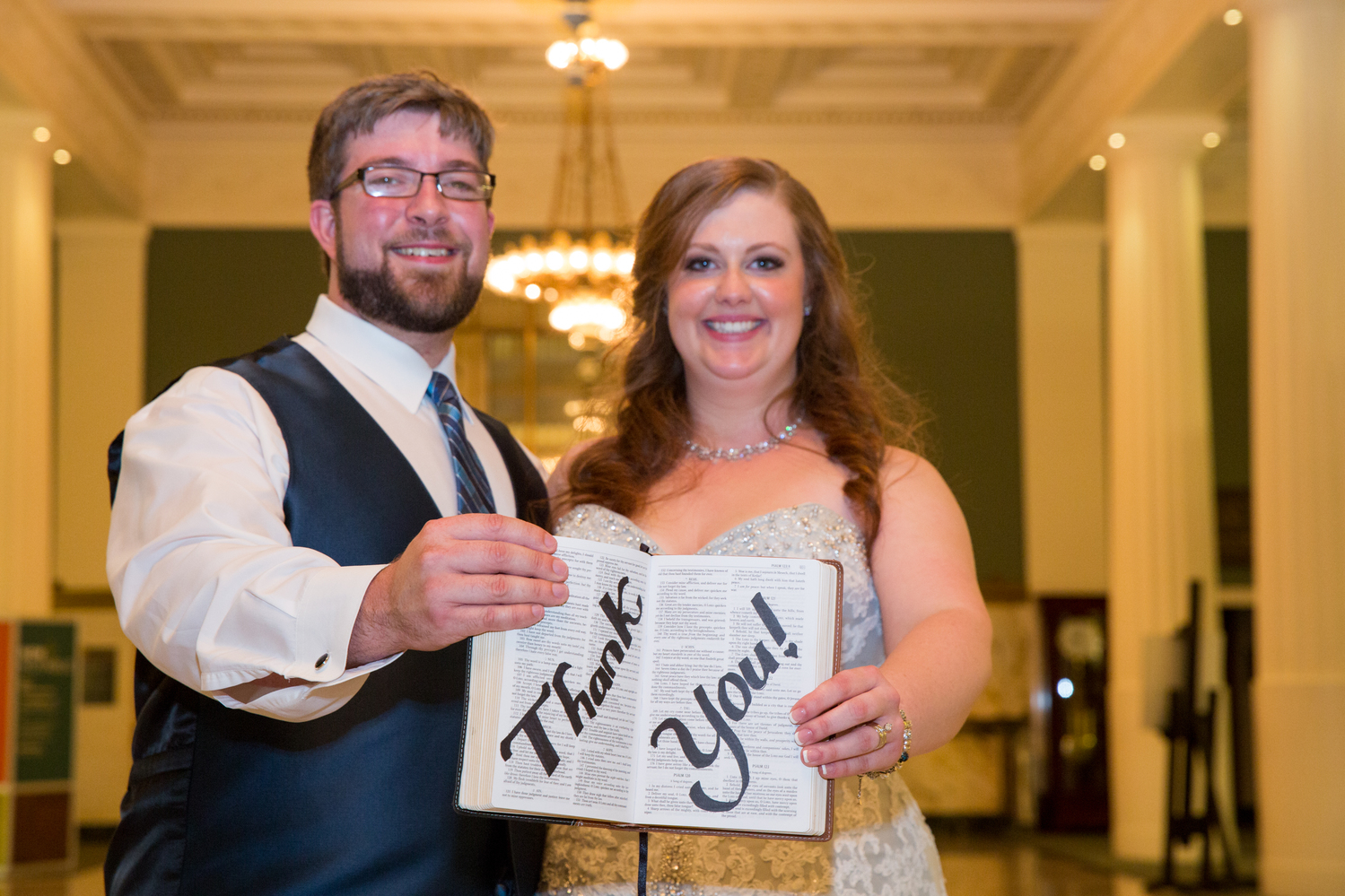 library wedding thank you ideas