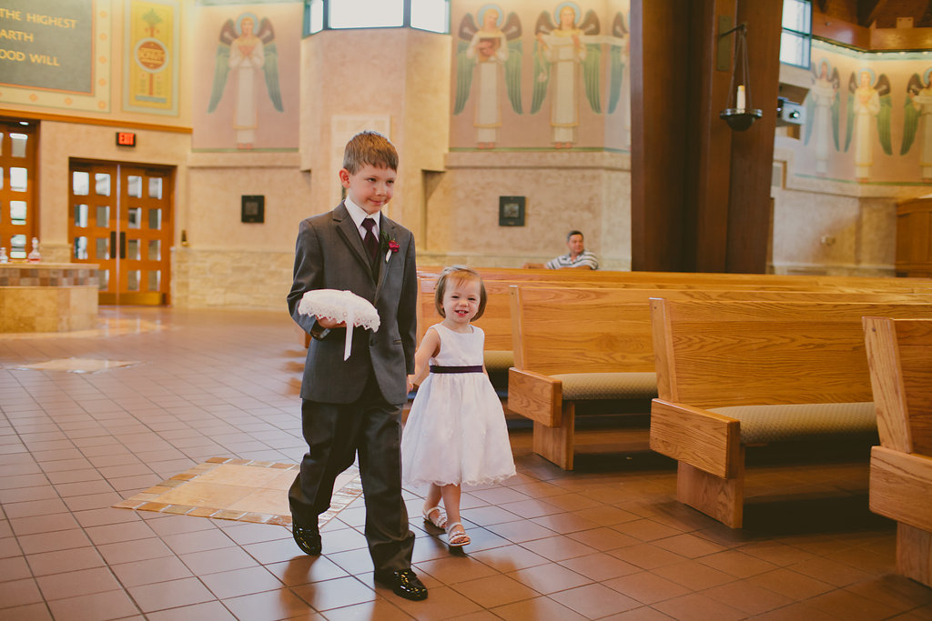 flower girl and ring bearer