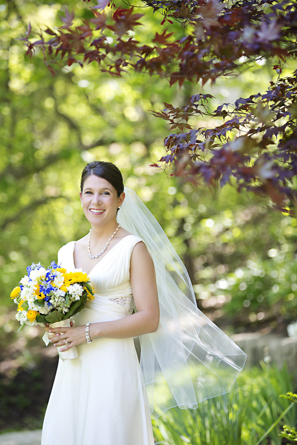 Sunflower wedding bouquet Sidelines Floral