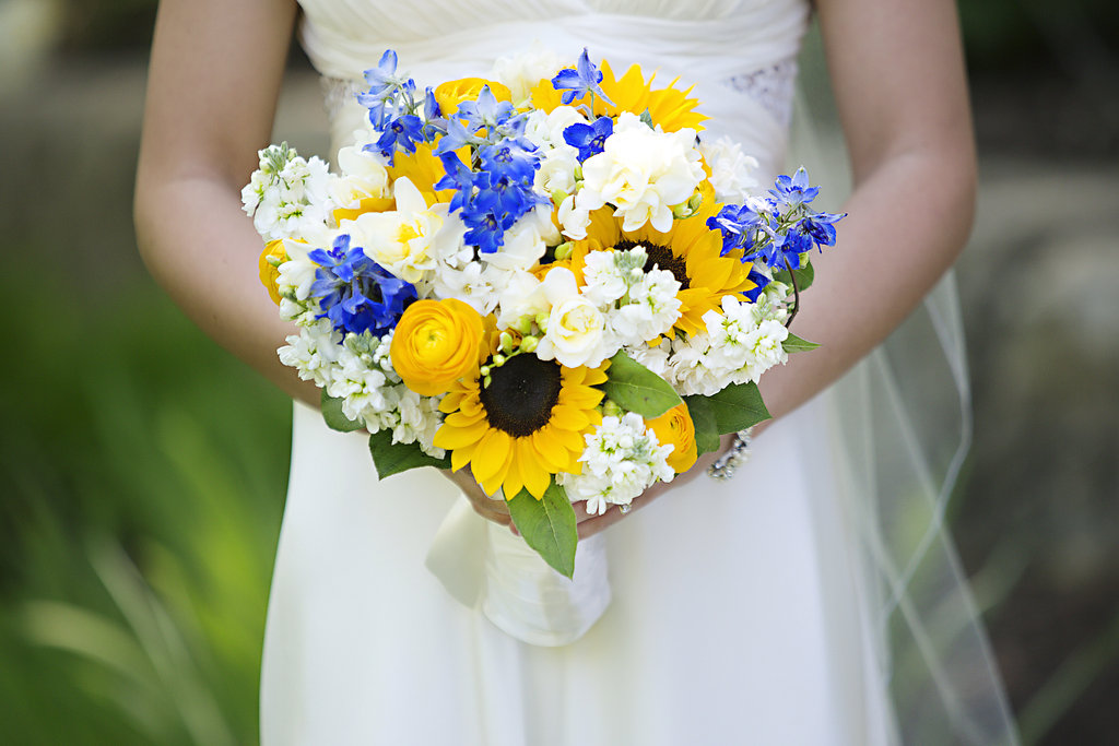 Sunflower wedding bouquet Sidelines Floral