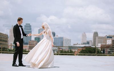 Leslie + Andrew Downtown Library Wedding